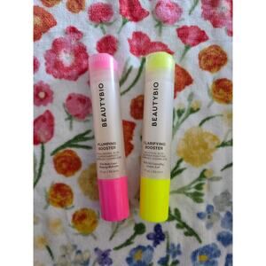 NEW Set BeautyBio Plumping Booster and Brightening Booster $84 value